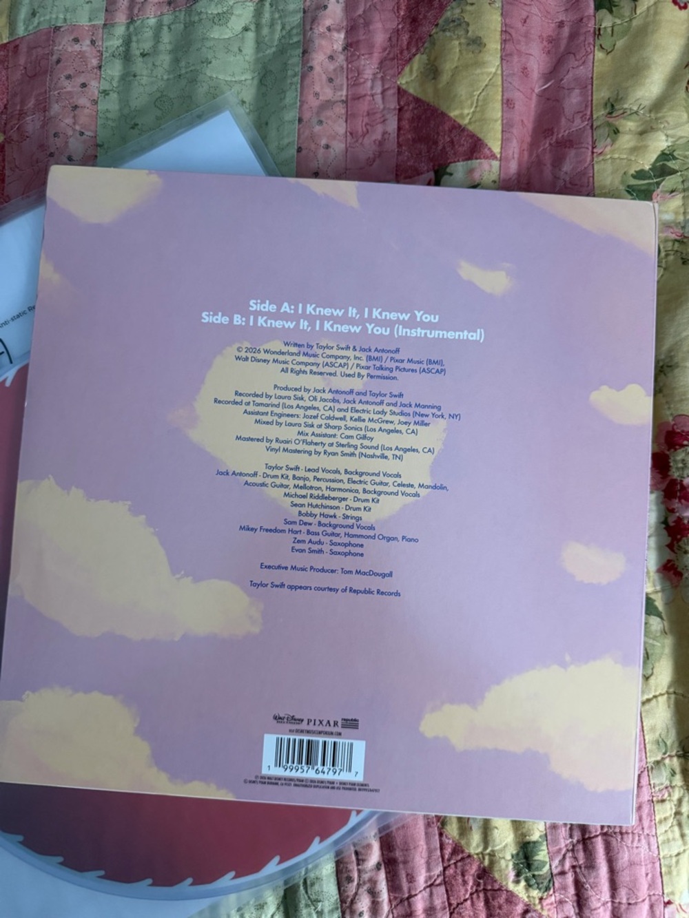 Taylor Swift I knew it, I knew you vinyl Jessie - Picture 2 of 3